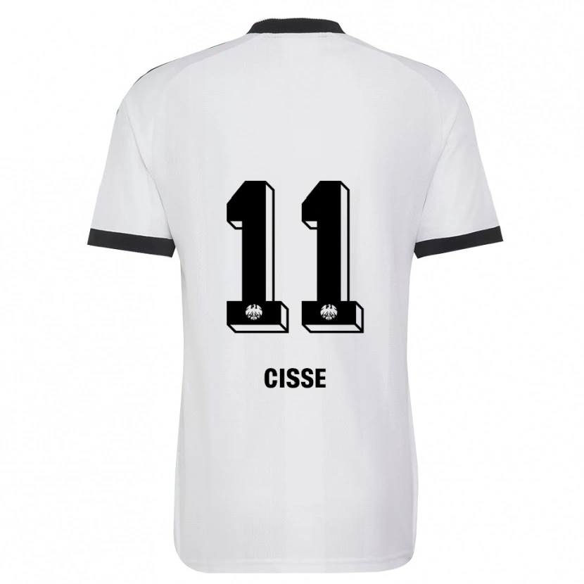 Danxen Women Cherif Cisse #11 Black White Away Jersey 2026/27 T-Shirt