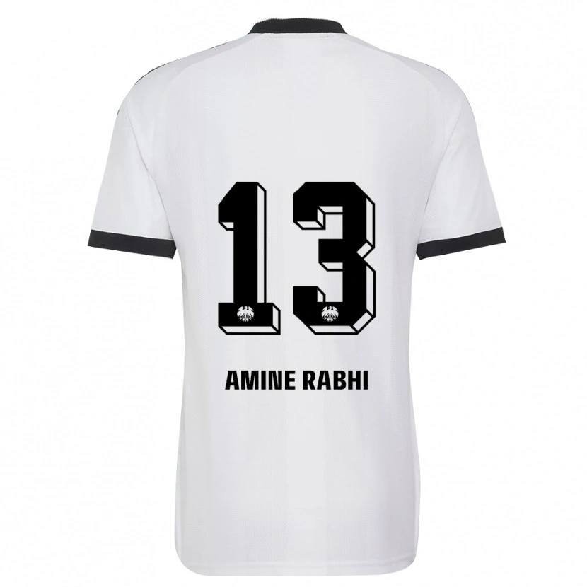 Danxen Women Mohamed Amine Rabhi #13 Black White Away Jersey 2026/27 T-Shirt