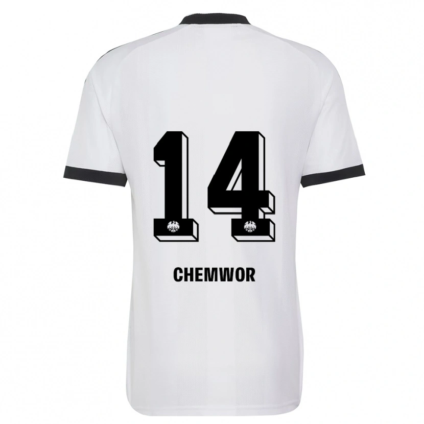 Danxen Women Sadiki Chemwor #14 Black White Away Jersey 2026/27 T-Shirt