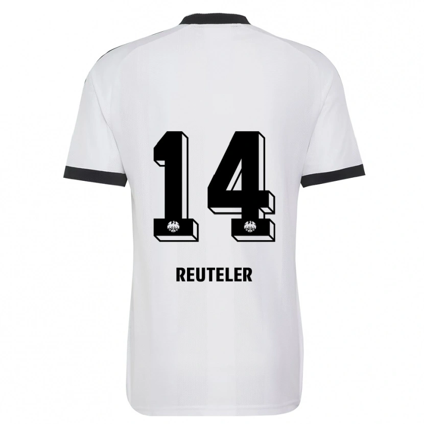 Danxen Women Geraldine Reuteler #14 Black White Away Jersey 2026/27 T-Shirt