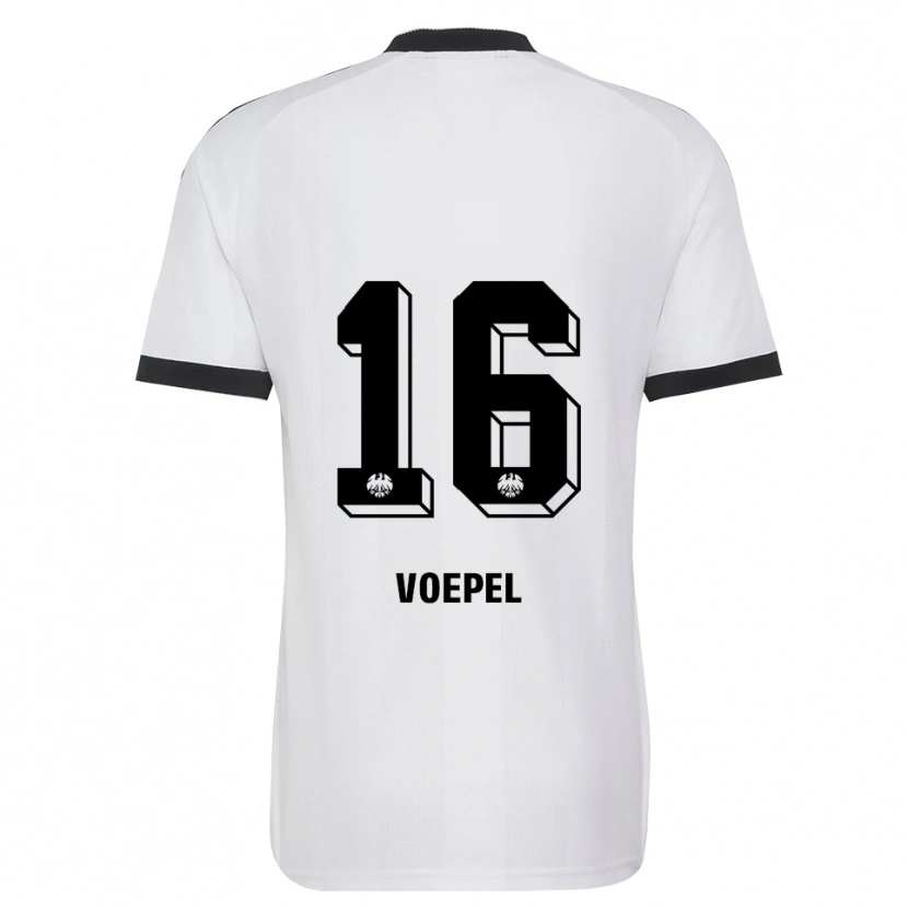 Danxen Women Lukas Voepel #16 Black White Away Jersey 2026/27 T-Shirt