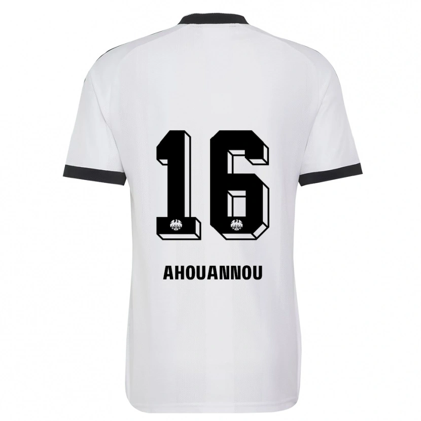 Danxen Women Yannis Ahouannou #16 Black White Away Jersey 2026/27 T-Shirt