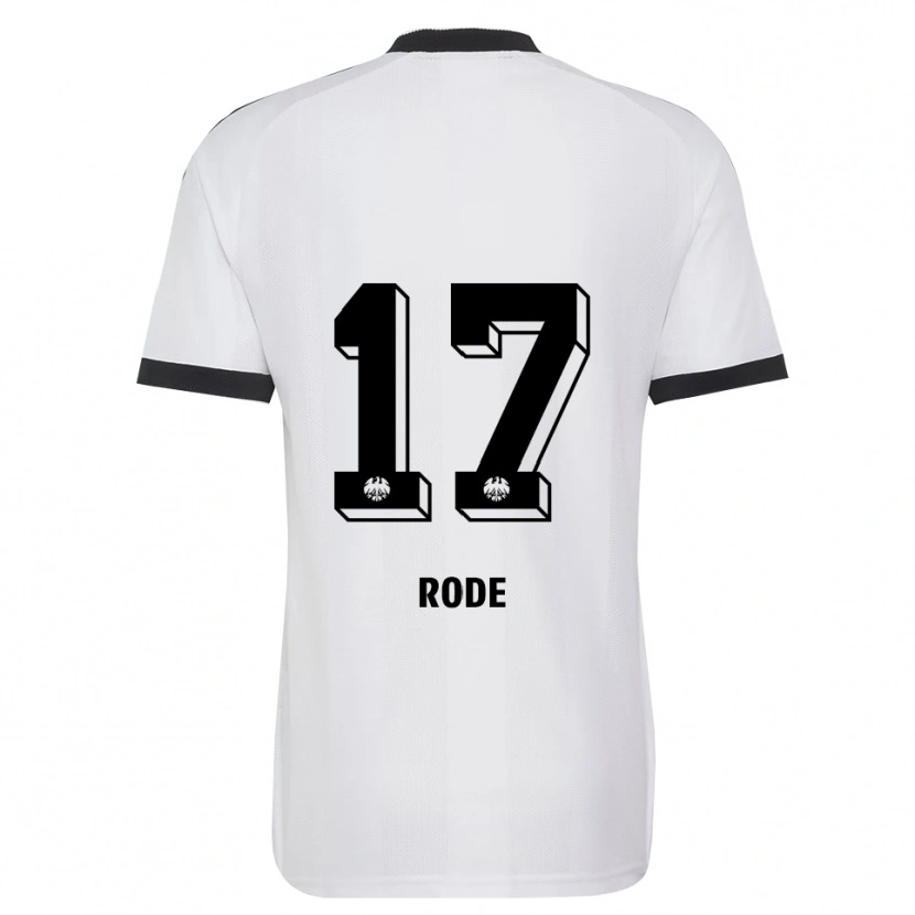 Danxen Women Sebastian Rode #17 Black White Away Jersey 2026/27 T-Shirt