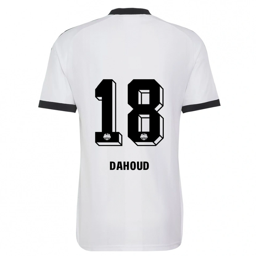 Danxen Women Mahmoud Dahoud #18 Black White Away Jersey 2026/27 T-Shirt