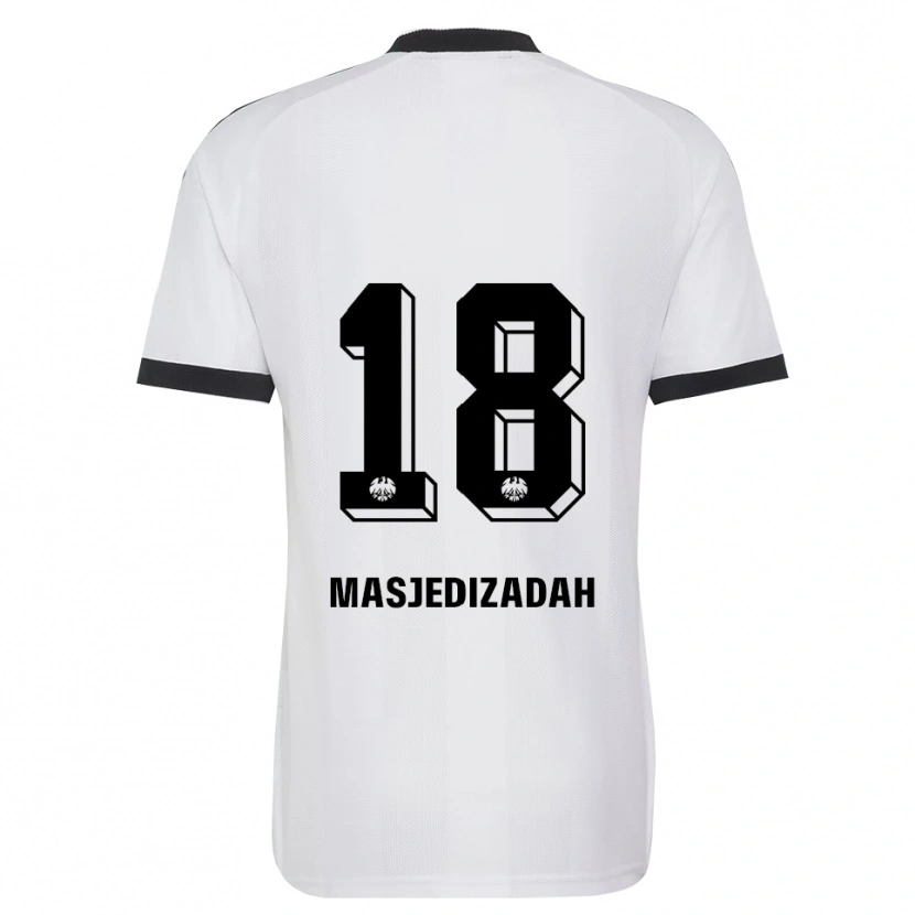Danxen Women Abolfazl Masjedizadah #18 Black White Away Jersey 2026/27 T-Shirt
