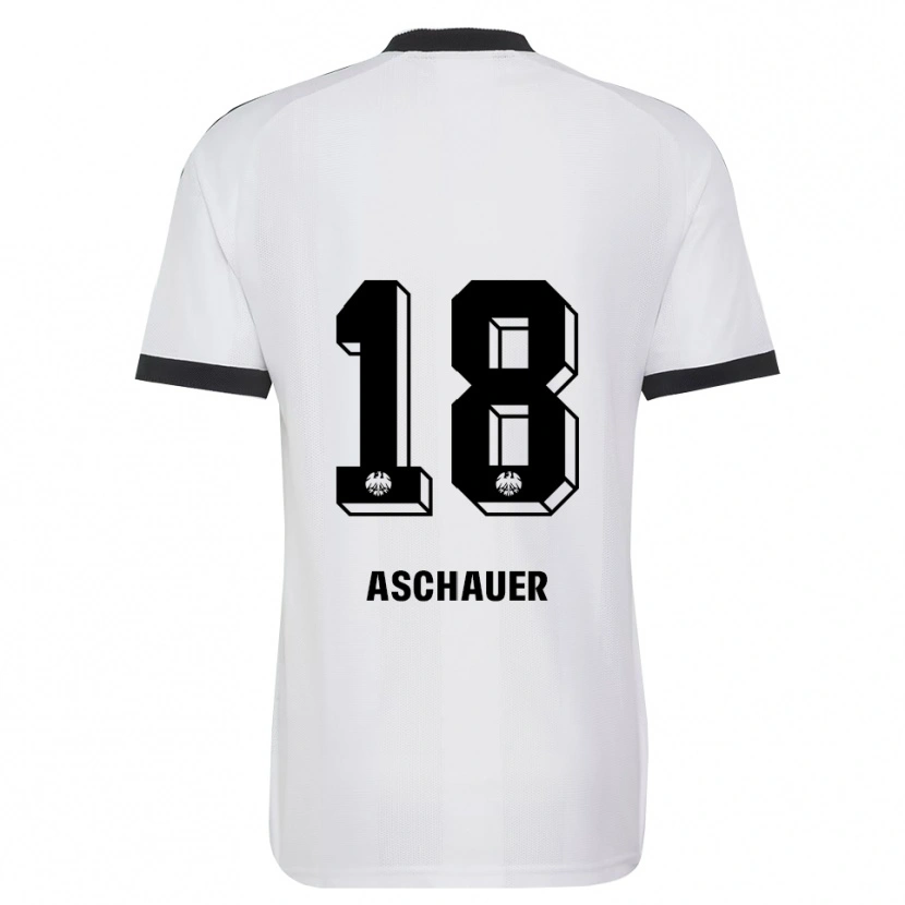 Danxen Women Verena Aschauer Hanshaw #18 Black White Away Jersey 2026/27 T-Shirt