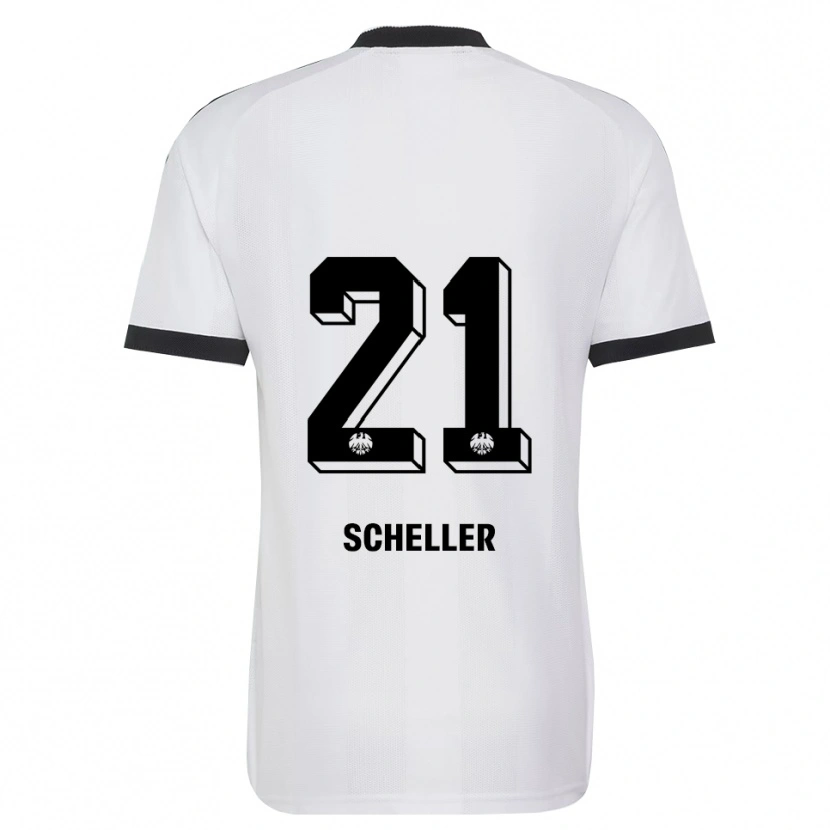 Danxen Women Niklas Scheller #21 Black White Away Jersey 2026/27 T-Shirt