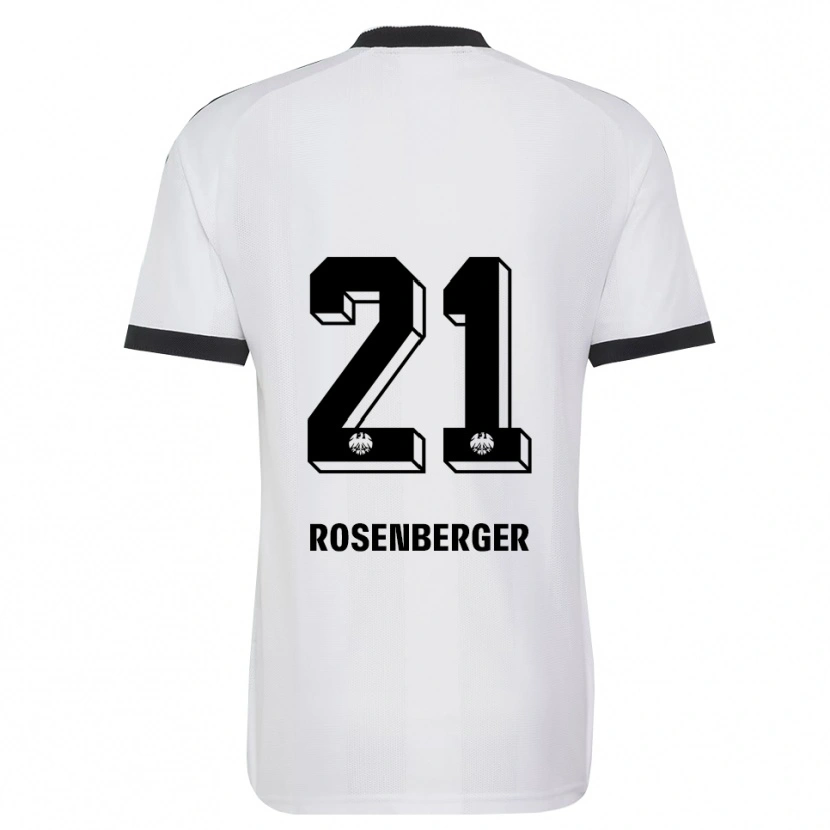 Danxen Women Robin Rosenberger #21 Black White Away Jersey 2026/27 T-Shirt