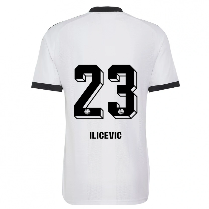 Danxen Women Niko Ilicevic #23 Black White Away Jersey 2026/27 T-Shirt