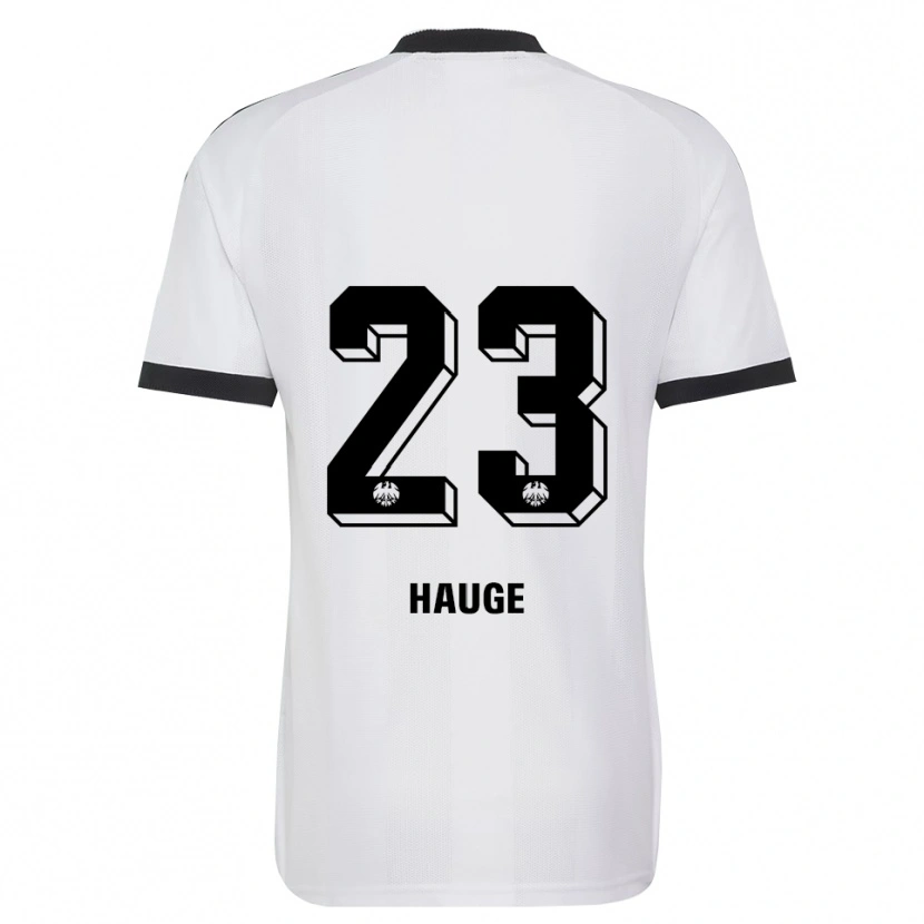 Danxen Women Jens Petter Hauge #23 Black White Away Jersey 2026/27 T-Shirt