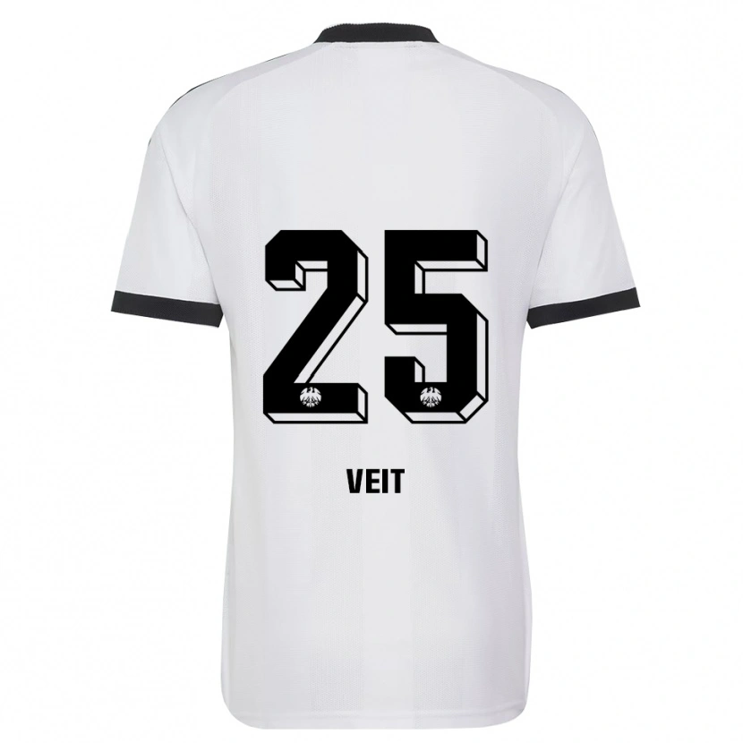 Danxen Women Jella Veit #25 Black White Away Jersey 2026/27 T-Shirt
