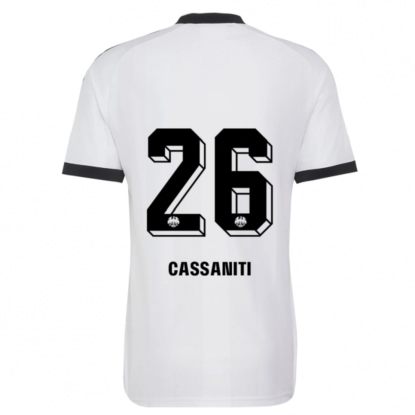 Danxen Women Nino Cassaniti #26 Black White Away Jersey 2026/27 T-Shirt