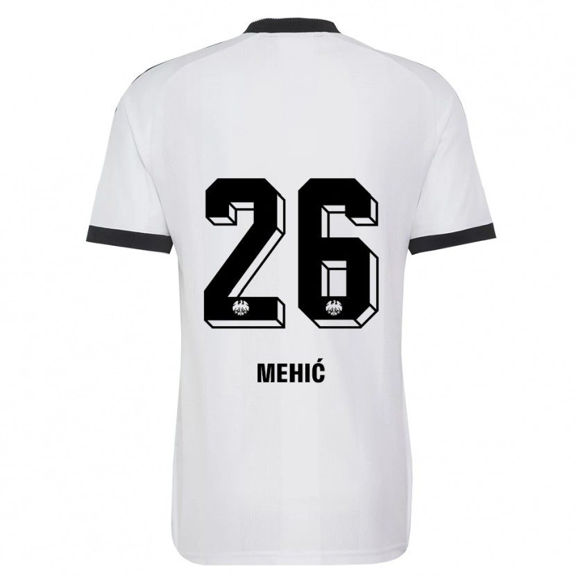 Danxen Women Liam Mehić #26 Black White Away Jersey 2026/27 T-Shirt
