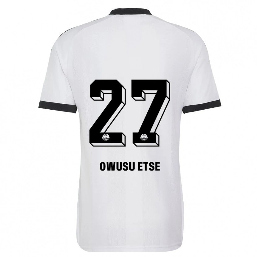 Danxen Women Collin Owusu Etse #27 Black White Away Jersey 2026/27 T-Shirt