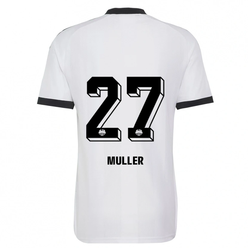 Danxen Women Mark Müller #27 Black White Away Jersey 2026/27 T-Shirt