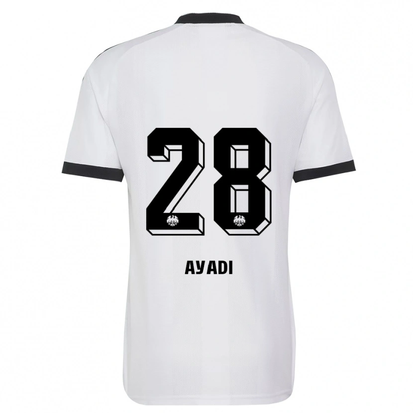 Danxen Women Akram Ayadi #28 Black White Away Jersey 2026/27 T-Shirt