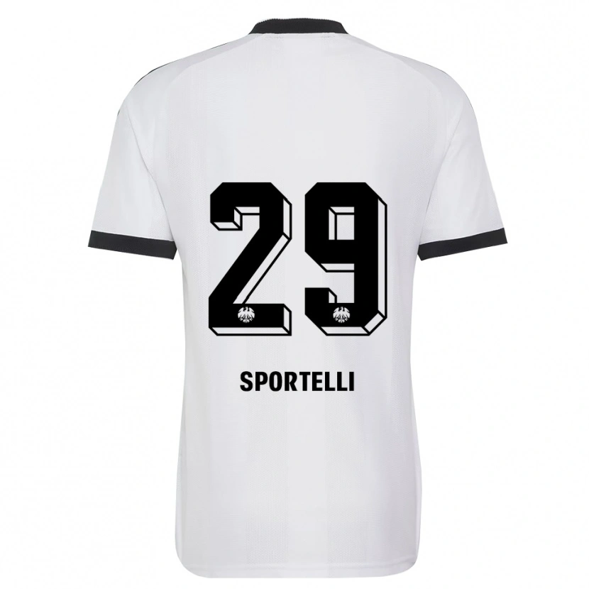 Danxen Women Flavio Sportelli #29 Black White Away Jersey 2026/27 T-Shirt