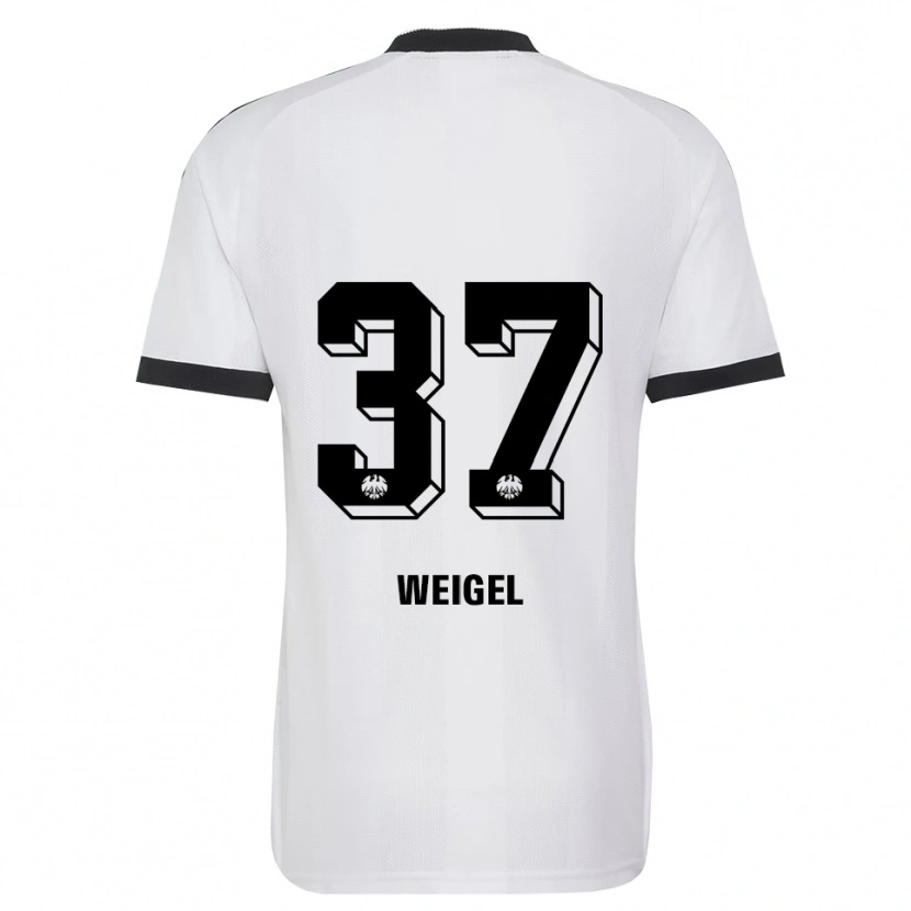 Danxen Women Tobias Weigel #37 Black White Away Jersey 2026/27 T-Shirt