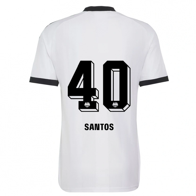 Danxen Women Kauã Santos #40 Black White Away Jersey 2026/27 T-Shirt