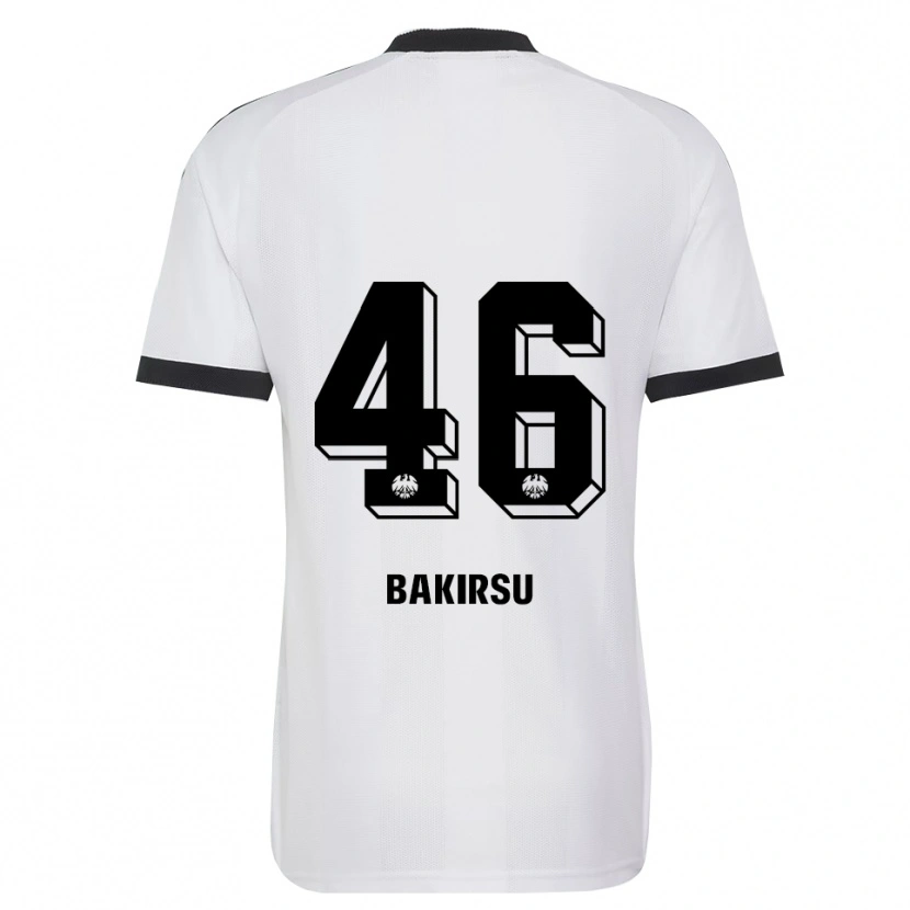 Danxen Women Hüseyin Bakirsu #46 Black White Away Jersey 2026/27 T-Shirt