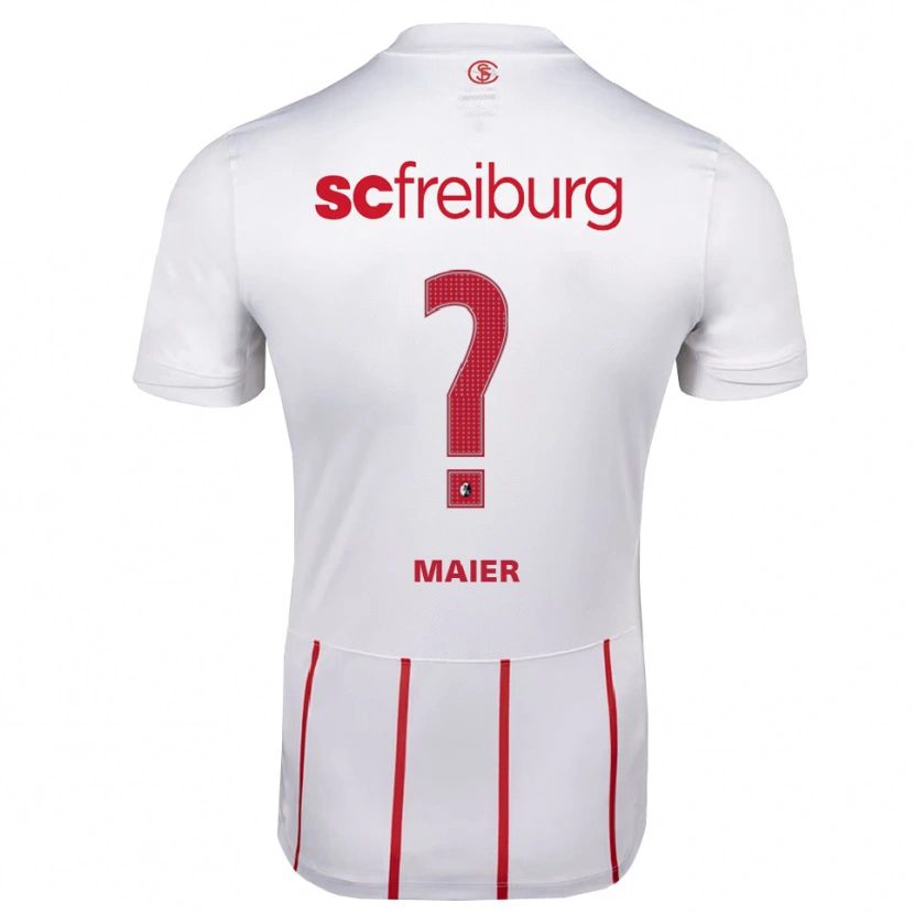 Danxen Women Robin Maier #0 White Red Yellow Away Jersey 2026/27 T-Shirt