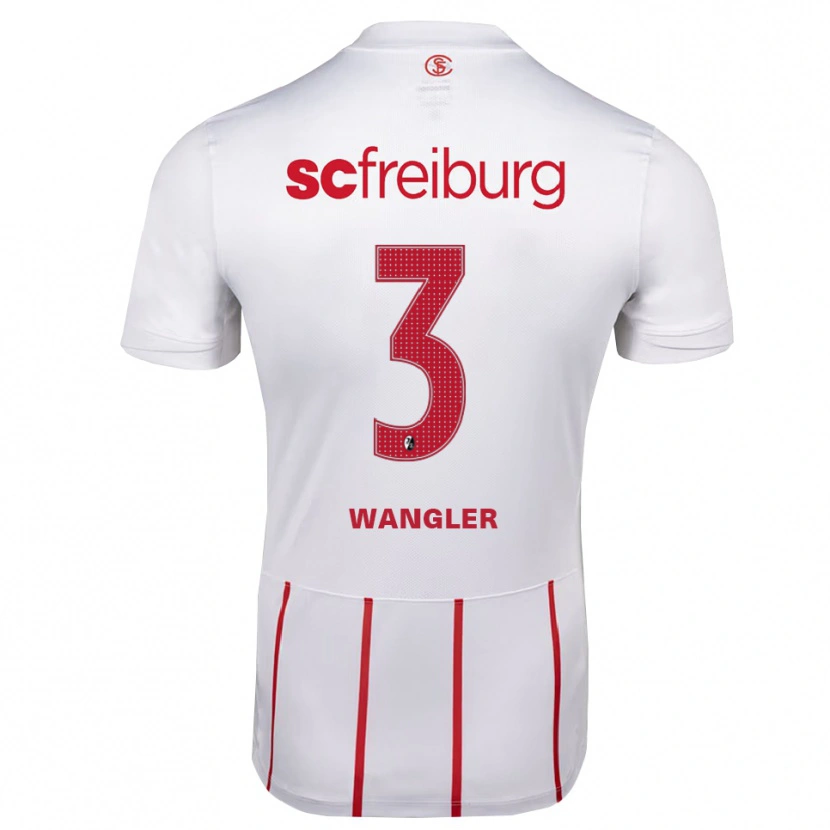 Danxen Women Tim Wangler #3 White Red Yellow Away Jersey 2026/27 T-Shirt