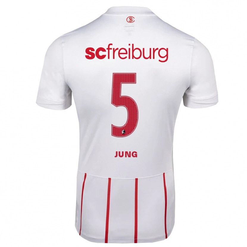 Danxen Women Anthony Jung #5 White Red Yellow Away Jersey 2026/27 T-Shirt