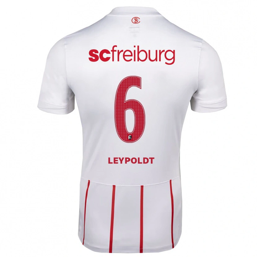 Danxen Women Joona Leypoldt #6 White Red Yellow Away Jersey 2026/27 T-Shirt