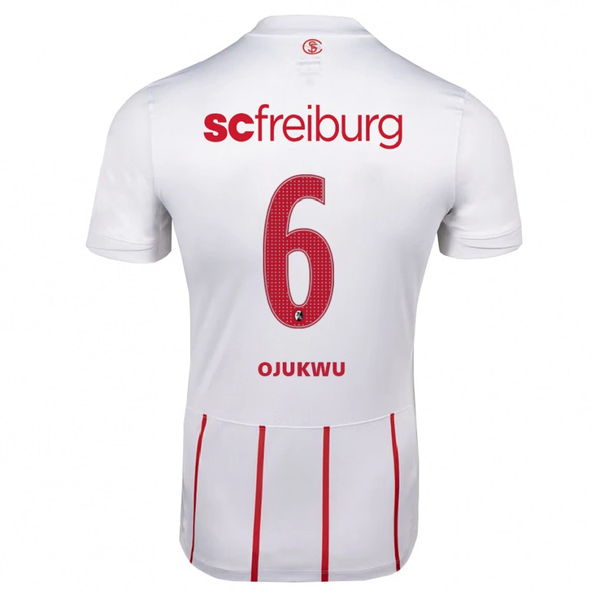 Danxen Women Nicole Ojukwu #6 White Red Yellow Away Jersey 2026/27 T-Shirt