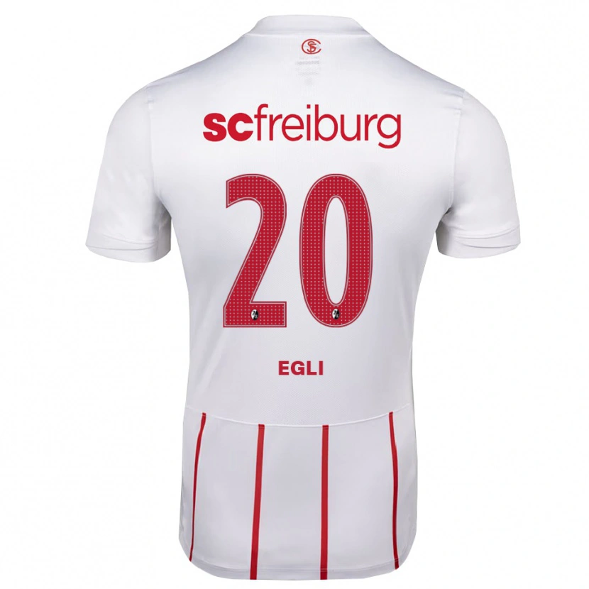 Danxen Women Leela Egli #20 White Red Yellow Away Jersey 2026/27 T-Shirt