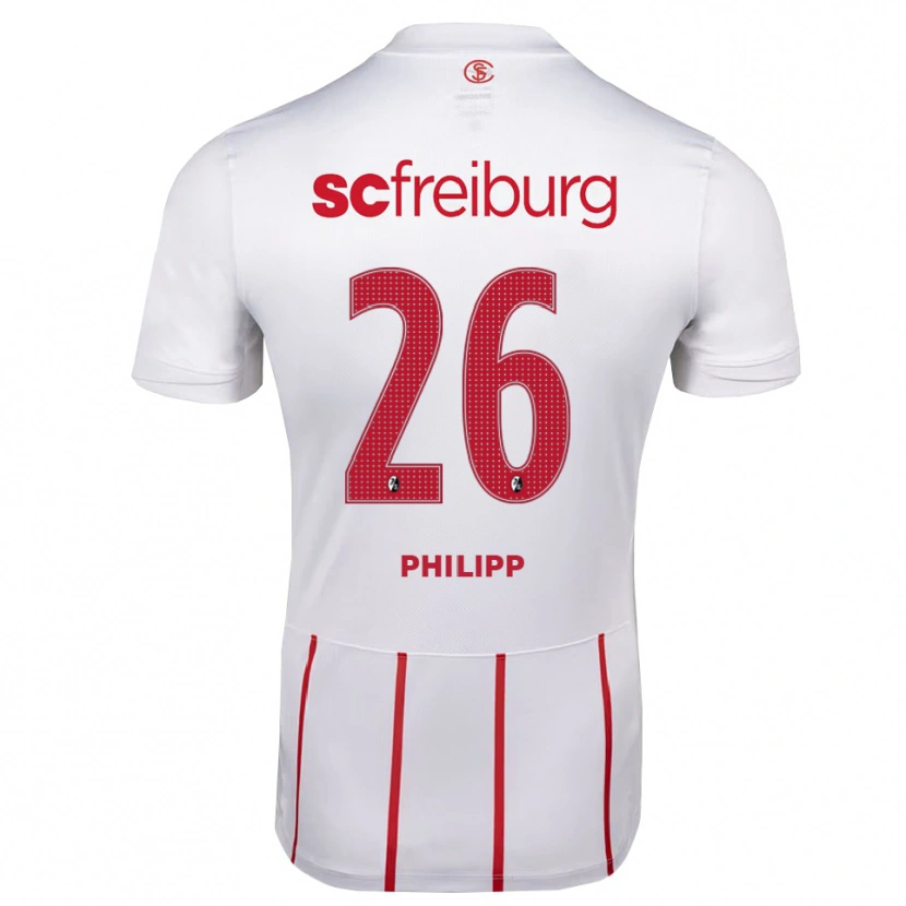 Danxen Women Maximilian Philipp #26 White Red Yellow Away Jersey 2026/27 T-Shirt