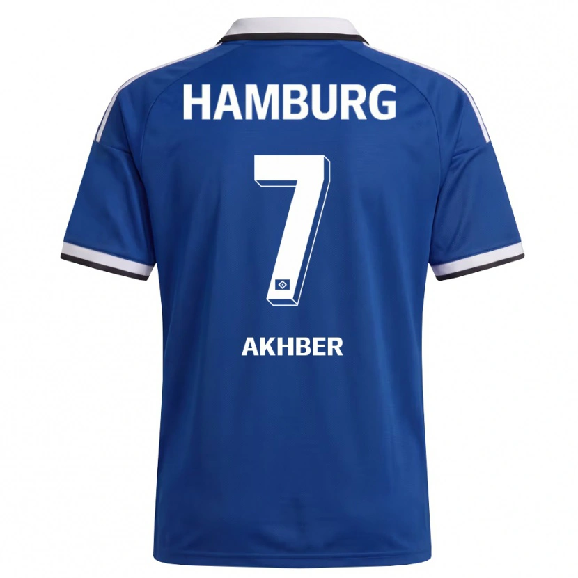 Danxen Women Youness Akhber #7 White Blue Away Jersey 2026/27 T-Shirt