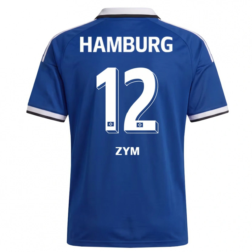 Danxen Women Marcel Zym #12 White Blue Away Jersey 2026/27 T-Shirt