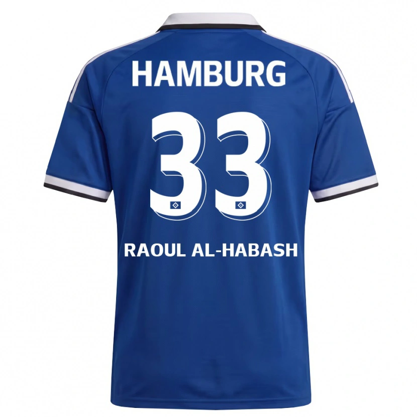 Danxen Women Luca Raoul Al-Habash #33 White Blue Away Jersey 2026/27 T-Shirt