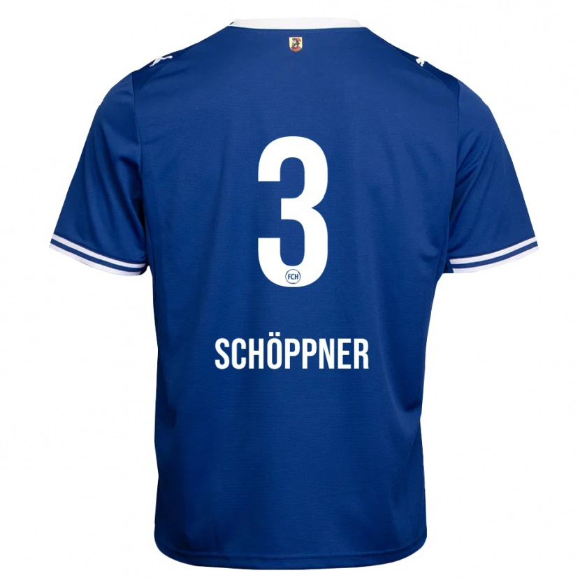 Danxen Women Jan Schöppner #3 Royal Blue White Away Jersey 2026/27 T-Shirt