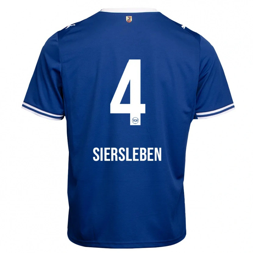 Danxen Women Tim Siersleben #4 Royal Blue White Away Jersey 2026/27 T-Shirt