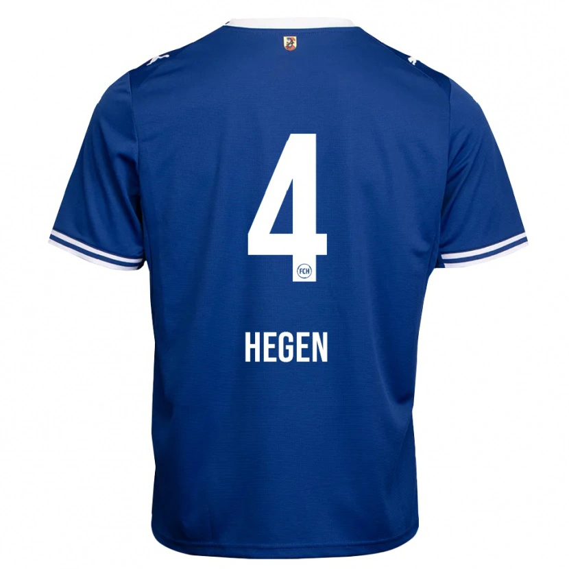 Danxen Women Robin Hegen #4 Royal Blue White Away Jersey 2026/27 T-Shirt
