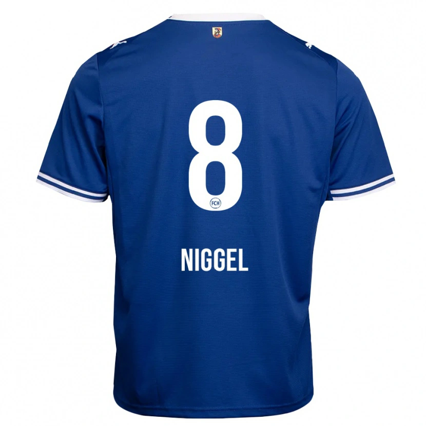 Danxen Women Henrik Niggel #8 Royal Blue White Away Jersey 2026/27 T-Shirt
