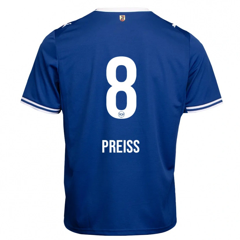 Danxen Women Lena Preiß #8 Royal Blue White Away Jersey 2026/27 T-Shirt