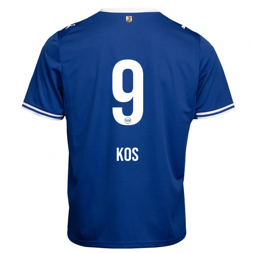 Danxen Women Maximilian Kos #9 Royal Blue White Away Jersey 2026/27 T-Shirt