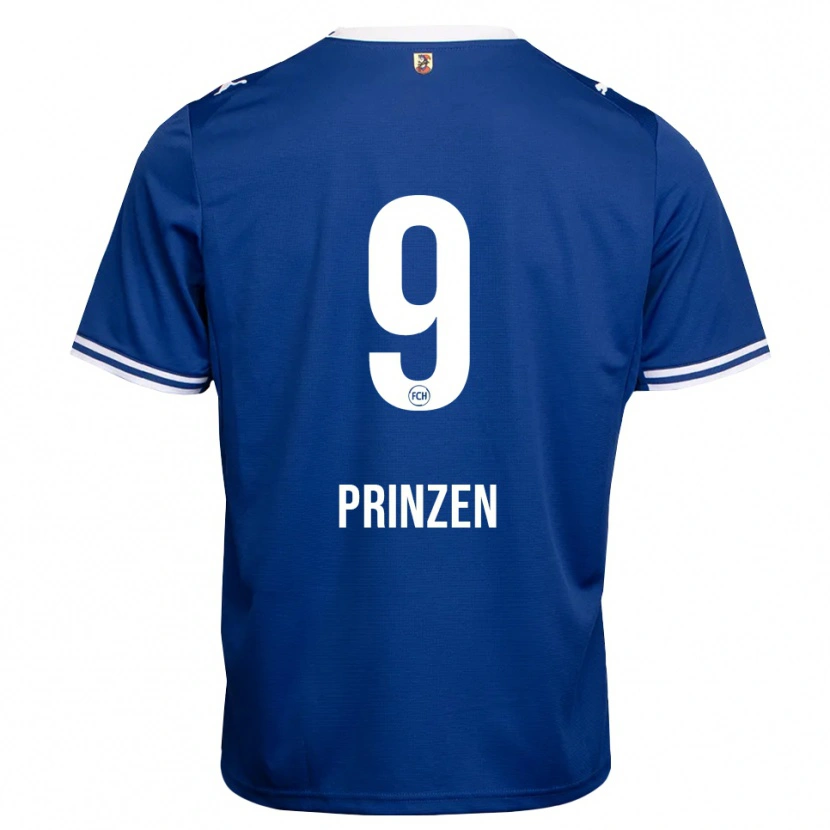 Danxen Women Marlon Prinzen #9 Royal Blue White Away Jersey 2026/27 T-Shirt