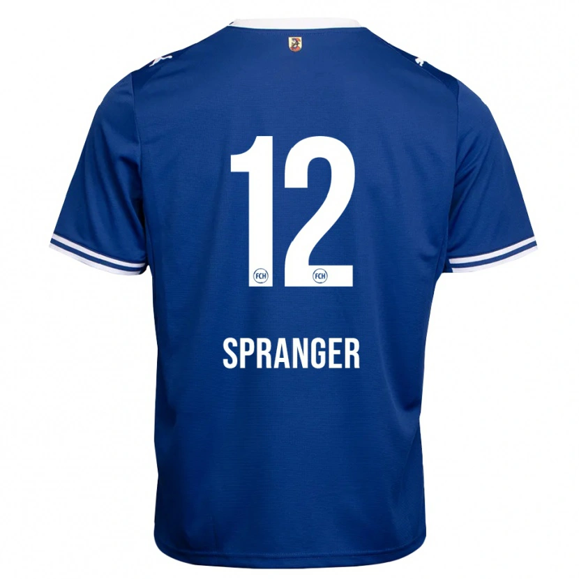 Danxen Women Luke Spranger #12 Royal Blue White Away Jersey 2026/27 T-Shirt