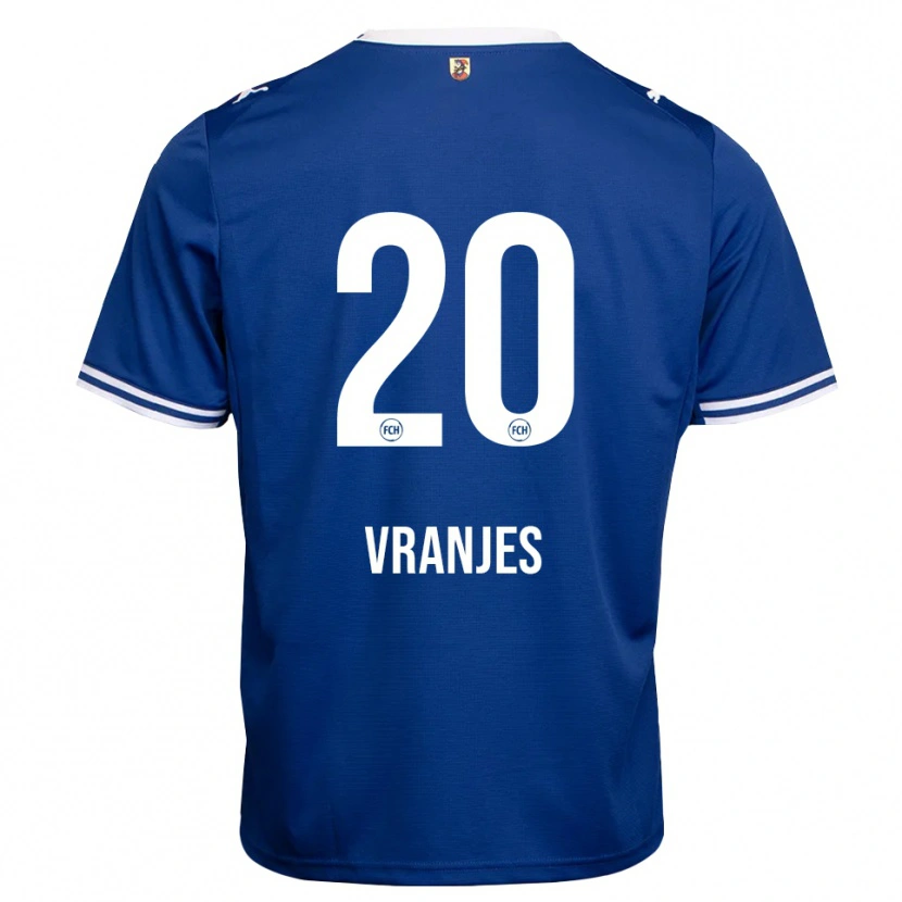 Danxen Women Rafael Vranjes #20 Royal Blue White Away Jersey 2026/27 T-Shirt