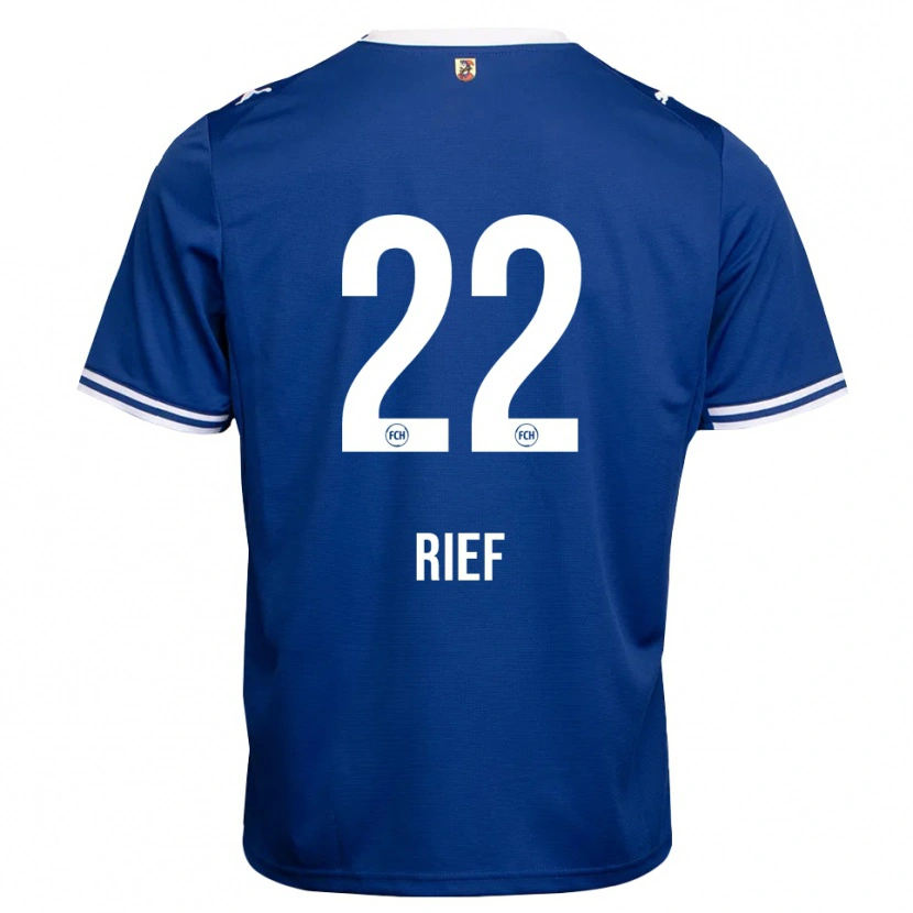 Danxen Women Eugen Rief #22 Royal Blue White Away Jersey 2026/27 T-Shirt