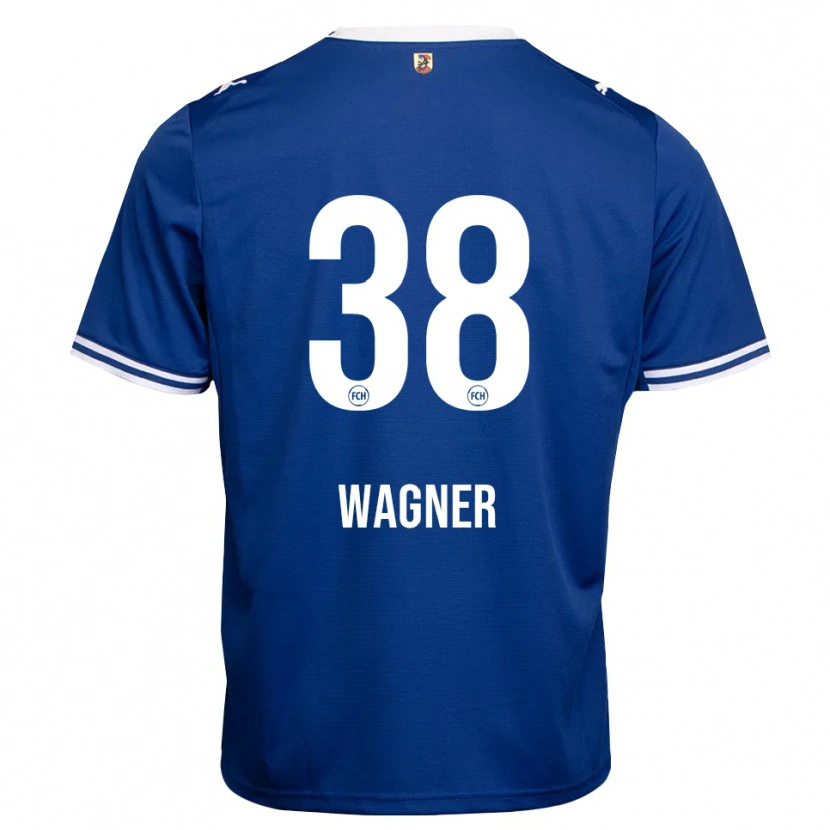 Danxen Women Yannik Wagner #38 Royal Blue White Away Jersey 2026/27 T-Shirt