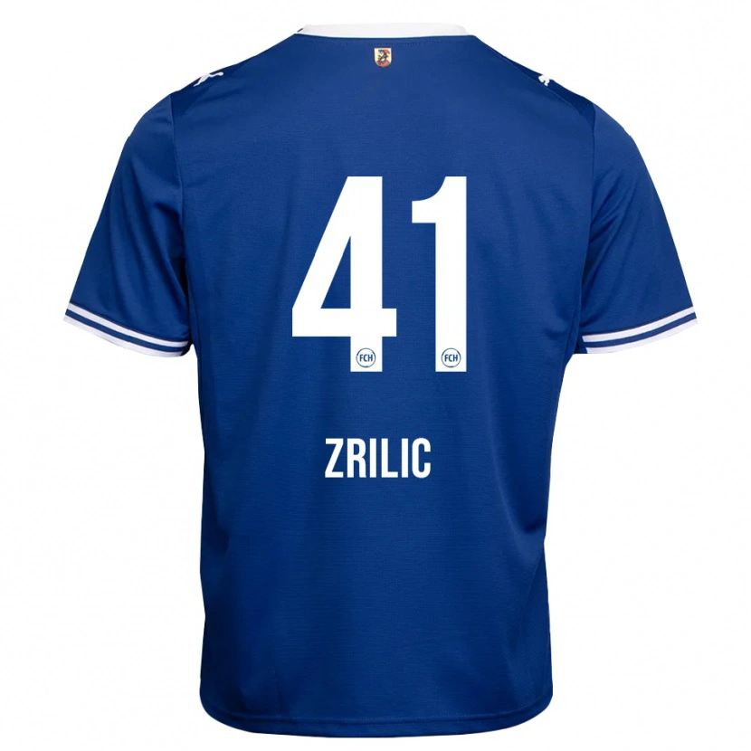 Danxen Women Marko Zrilić #41 Royal Blue White Away Jersey 2026/27 T-Shirt