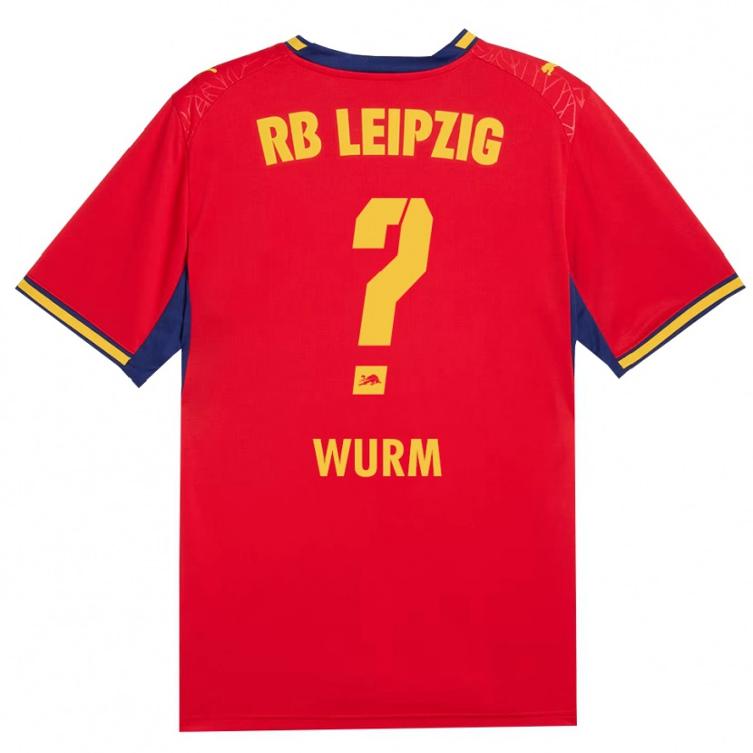 Danxen Women Simon Wurm #0 Red Yellow Royal Blue Away Jersey 2026/27 T-Shirt