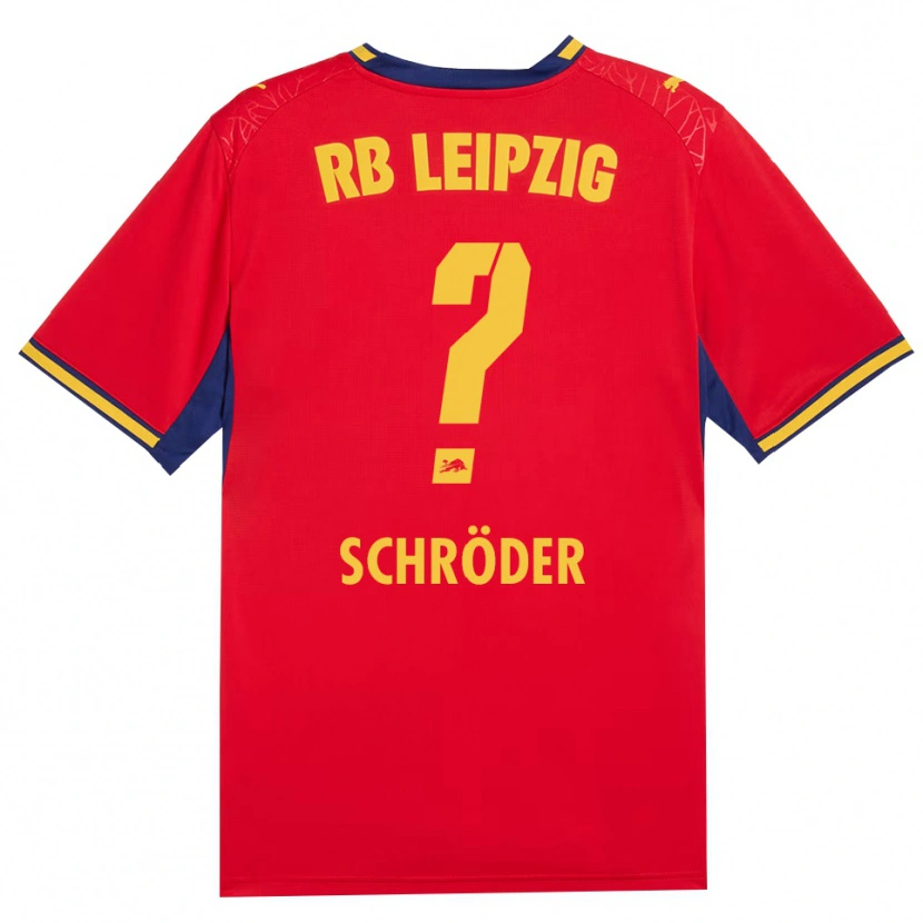 Danxen Women Levin Schröder #0 Red Yellow Royal Blue Away Jersey 2026/27 T-Shirt