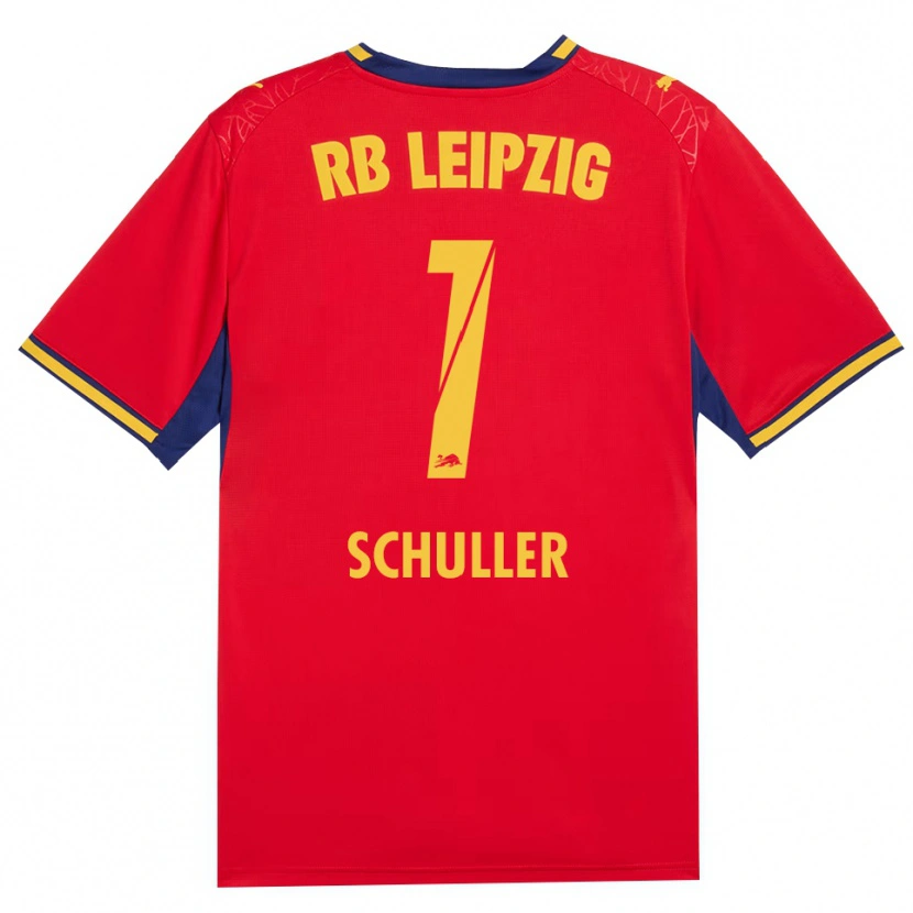 Danxen Women Gina Schüller #1 Red Yellow Royal Blue Away Jersey 2026/27 T-Shirt