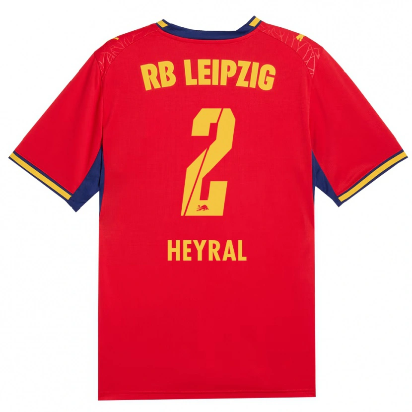 Danxen Women Neo Heyral #2 Red Yellow Royal Blue Away Jersey 2026/27 T-Shirt